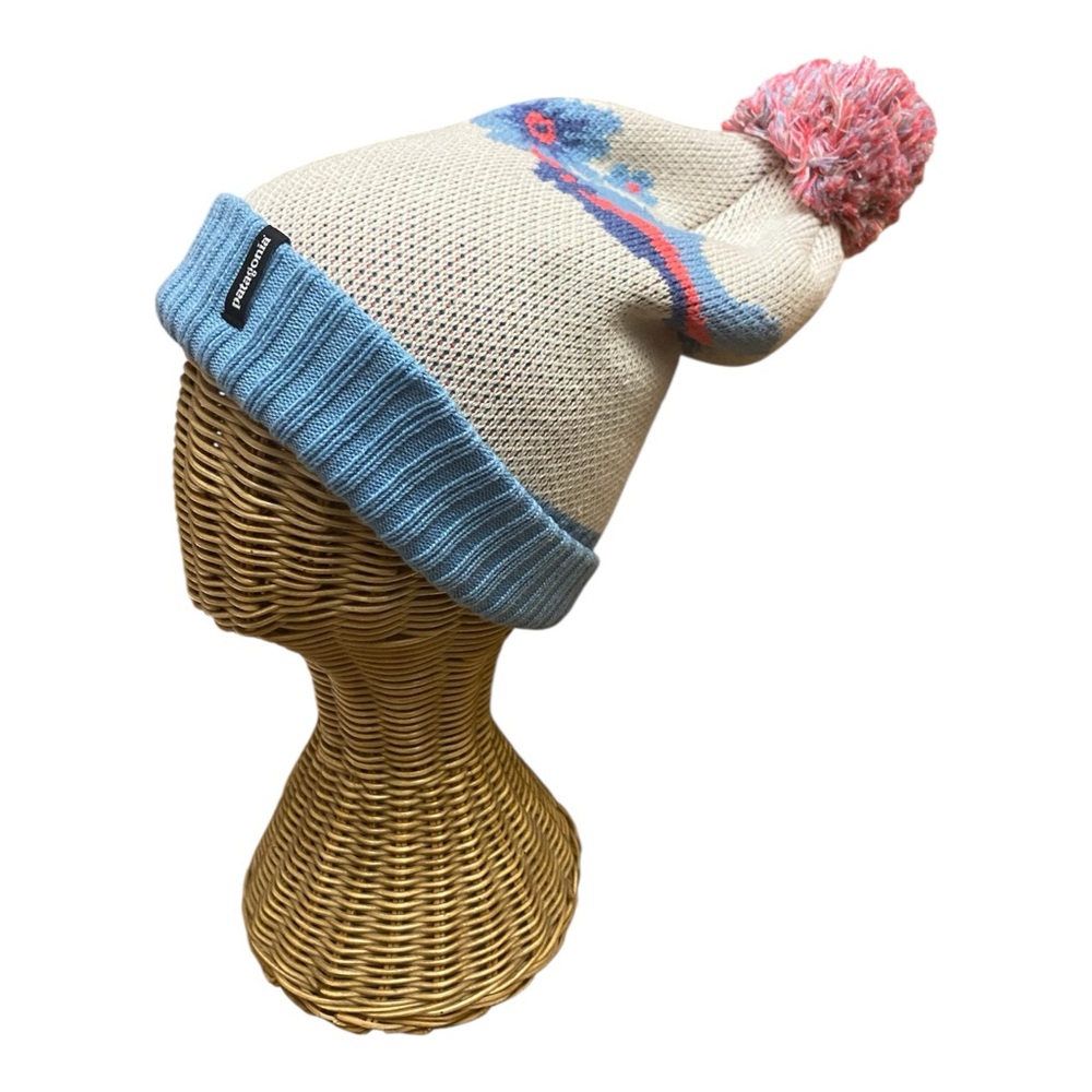 Patagonia Adult Womens Winter Beanie Style Hat With Pom Pom Size OS Ski